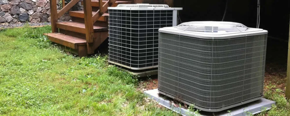 Heat pump installation and service units outside a home in New Orleans, LA